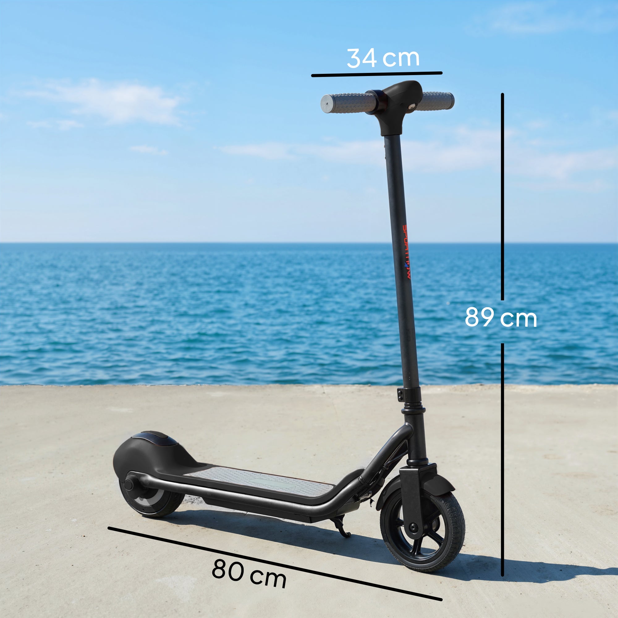 SPORTNOW Electric Scooter for Kids, with LED Display, Green 
