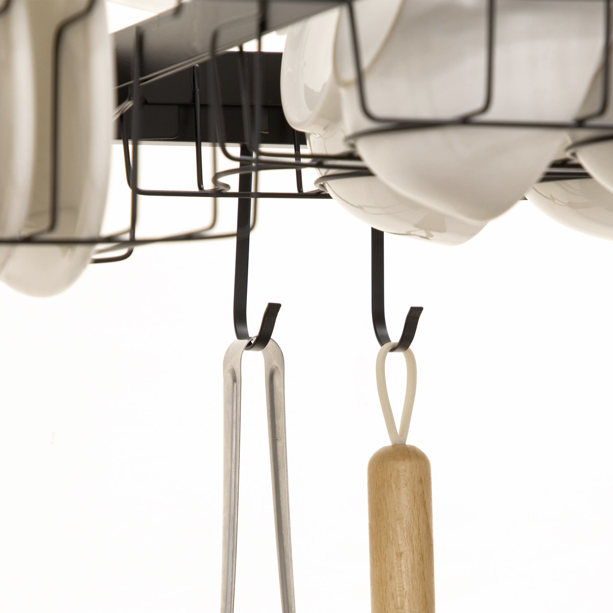 HOMCOM 100cm Modular Over-Sink Drying Rack 