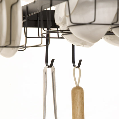 HOMCOM 100cm Modular Over-Sink Drying Rack 