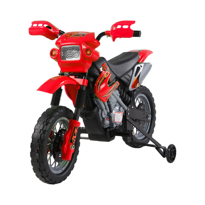 HOMCOM 6V Kids Child Electric Motorbike Ride on Motorcycle Scooter Children Toy Gift for 3-6 Years (Red) 