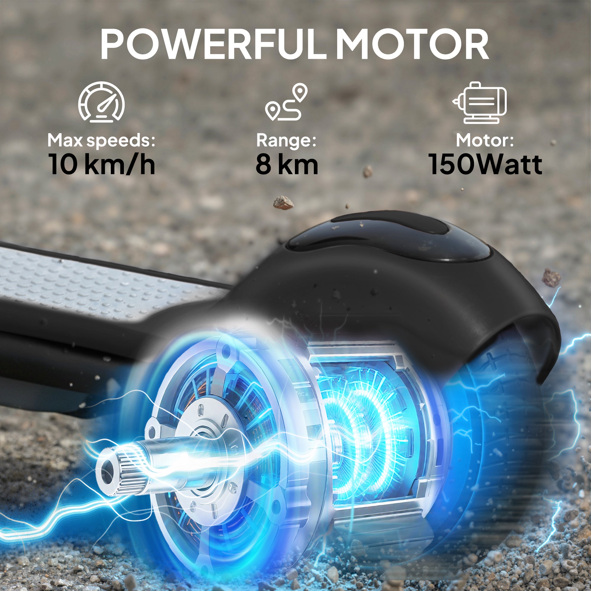 SPORTNOW Electric Scooter for Kids, with LED Display, Green 