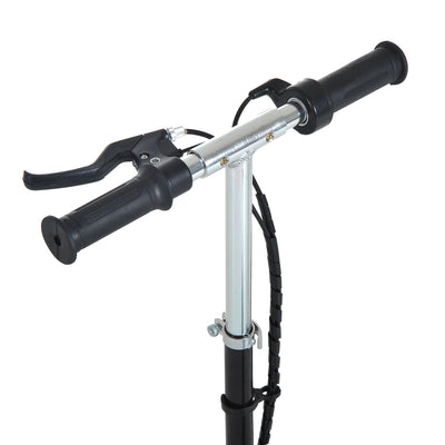 HOMCOM Outdoor Ride On Powered Scooter 120W Motor Bike 2 x 12V Battery - Black 