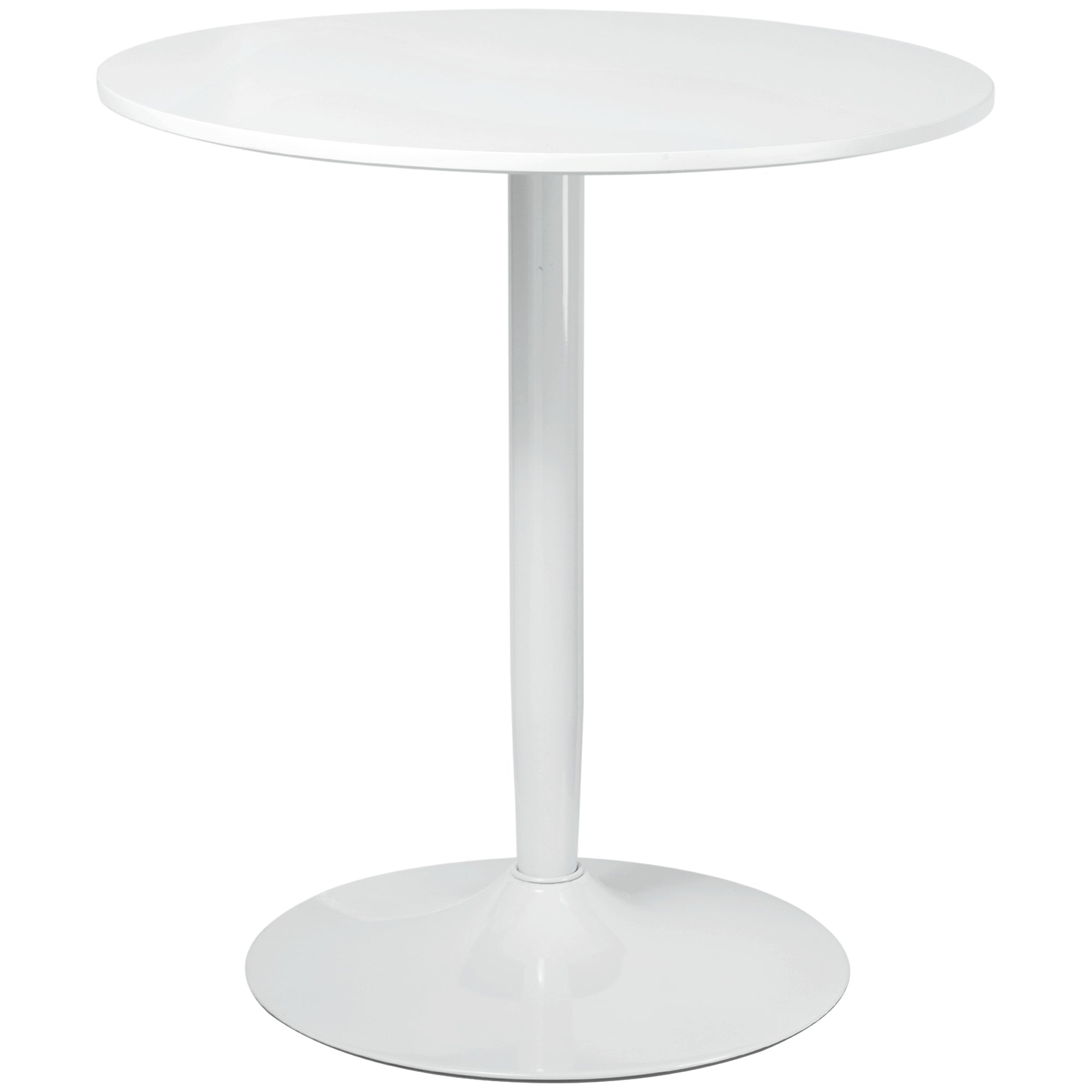 HOMCOM 75H x \'ce\'a670cm Two-Person Minimalistic Dining Table - White 