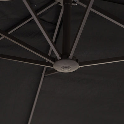 Outsunny 4.6m Canopy Parasol - Black 