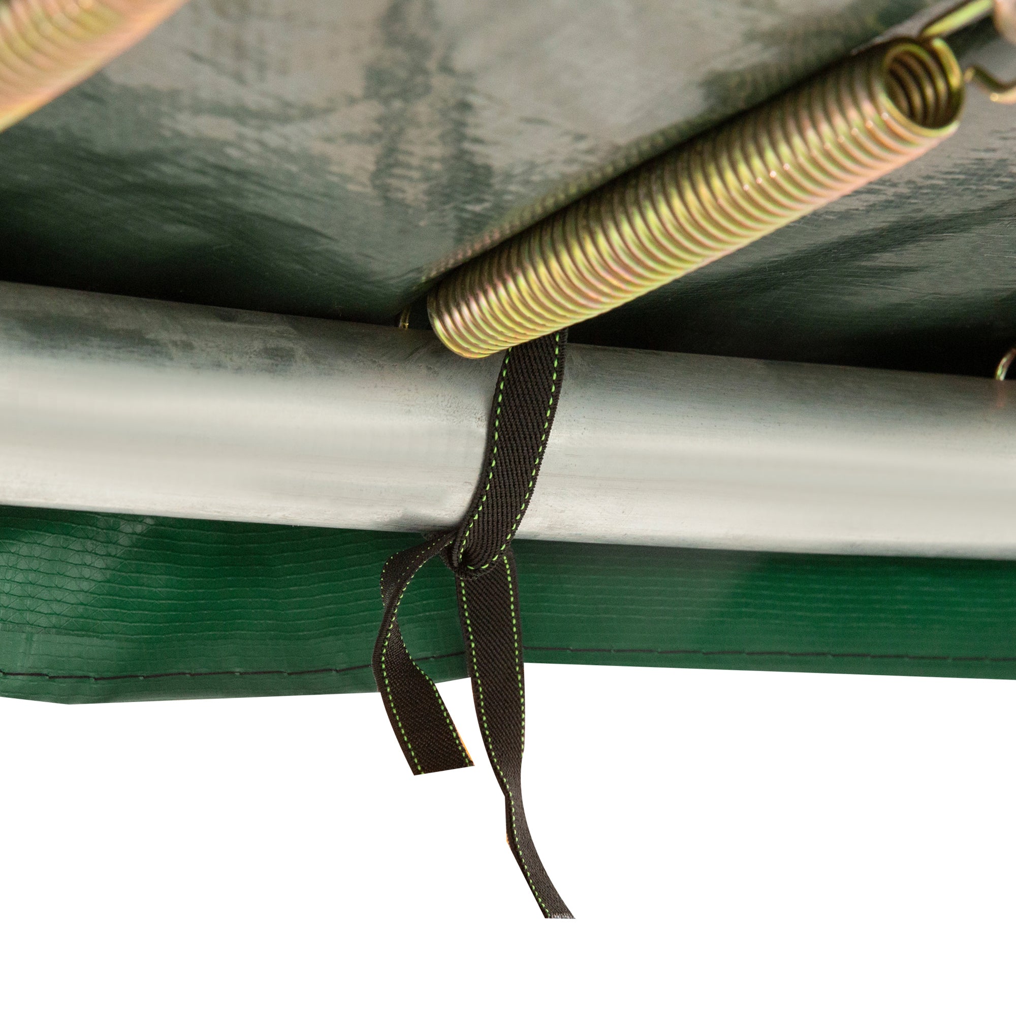 HOMCOM 12FT Replacement Trampoline Pad Thick Foam Safety Φ366cm Spring Cover Bounce Padding - Green 