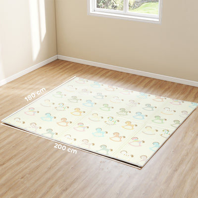 AIYAPLAY Foldable Double-Sided Baby Play Mat, for Toddlers, Bedrooms, Nurseries, Playrooms 