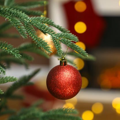 HOMCOM 7 ft Full Spruce Christmas Tree with Realistic Dense Tips, Easy Assembly - Green