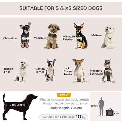 PawHut Foldable Pet Carrier for Small and Miniature Dogs, Portable Cat Carrier Soft Side Pet Travel Crate with Removable Mat, Storage Bags, Breathable Mesh 60 x 41.5 x 41cm - Dark Blue 