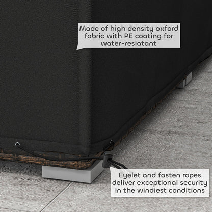 Outsunny 155 x 222cm Waterproof Furniture Cover - Black 