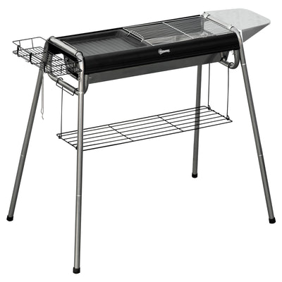 Outsunny Charcoal BBQ Grill - Black 