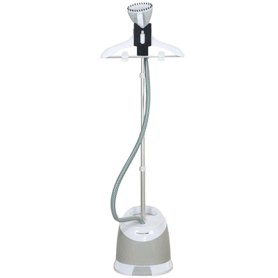 HOMCOM 1800W Standing Clothes Steamer, with Accessories - Grey 