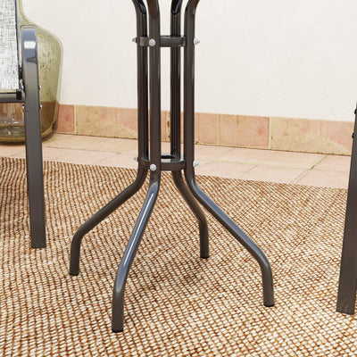 Outsunny Three-Piece Outdoor Garden Set - Grey 