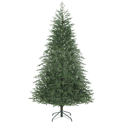 HOMCOM 7 ft Full Spruce Christmas Tree with Realistic Dense Tips, Easy Assembly - Green