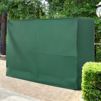 Outsunny 3-Seat Outdoor Garden Swing Chair Protective Cover Water UV Resistant, 240L x 133Wcm, Green 