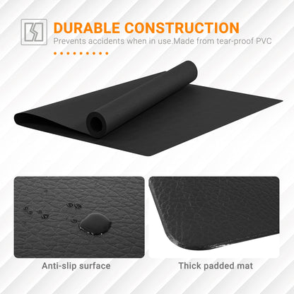 HOMCOM Multi-purpose Exercise Equipment Mat Non-slip Floor Protector Gym Fitness Training Workout Mat, 200 x 100cm 