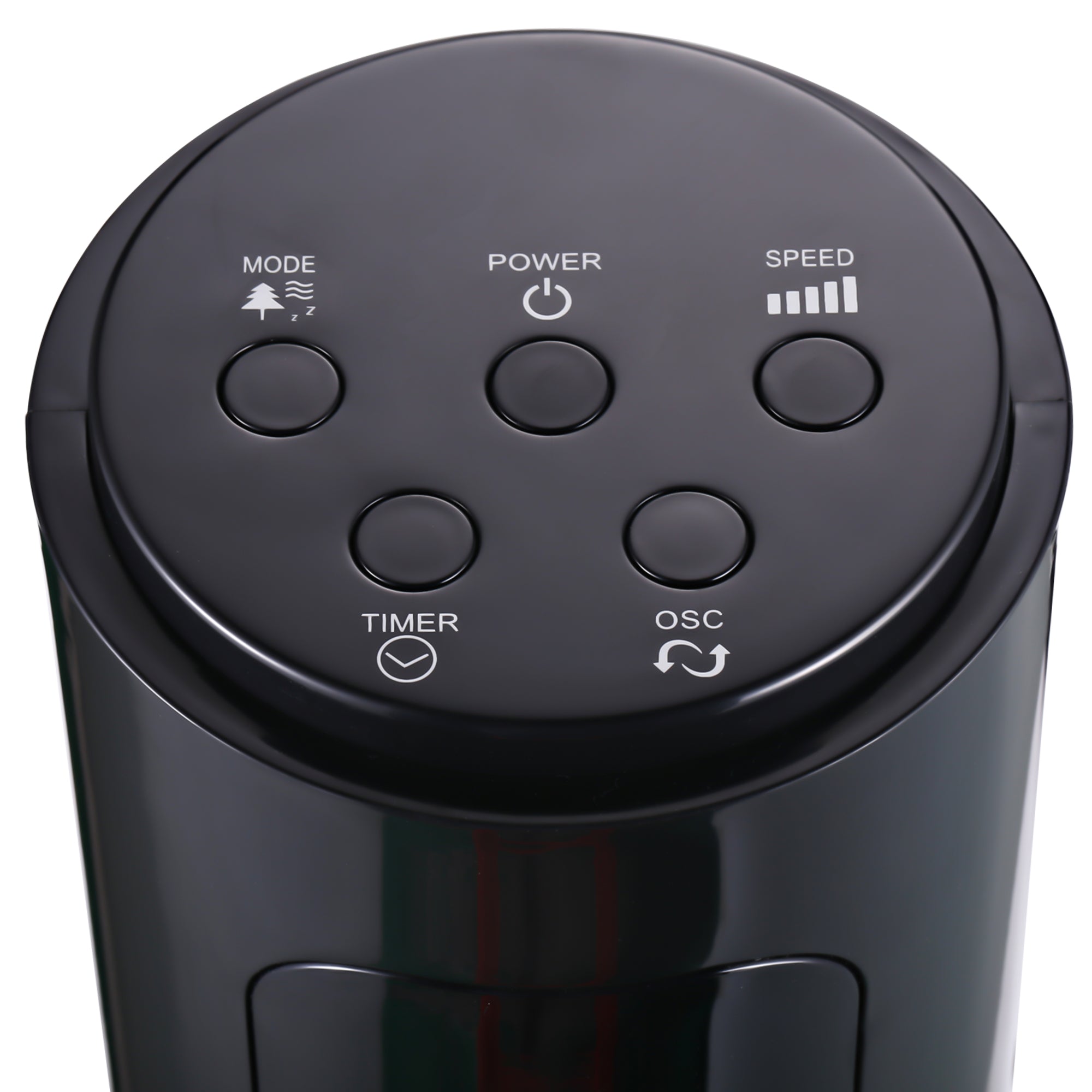 HOMCOM 38'' Freestanding Tower Fan, 3 Speed 3 Mode, 12h Timer, 70 Degree Oscillation, LED Panel, 5M Remote Controller, Black 