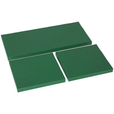 Outsunny Outdoor Seat Cushion Pads for Rattan Furniture, 3 PCs Garden Furniture Cushions, Green 