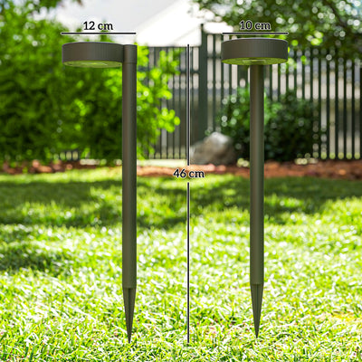 Outsunny Solar Lights Outdoor Garden Stake 8 Pack Pathway Lighting, Solar Stake Lights with Auto On/Off LED, IP44 Waterproof Plastic Outdoor Garden Lighting for Path, Patio and Landscape 