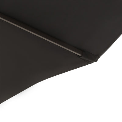 Outsunny 4.6m Canopy Parasol - Black 