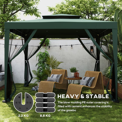 Outsunny Set of 4 PCs Gazebo Sand Weight Bag Bags Leg Weights Marquee Party Tent Canopy 8.8KG 