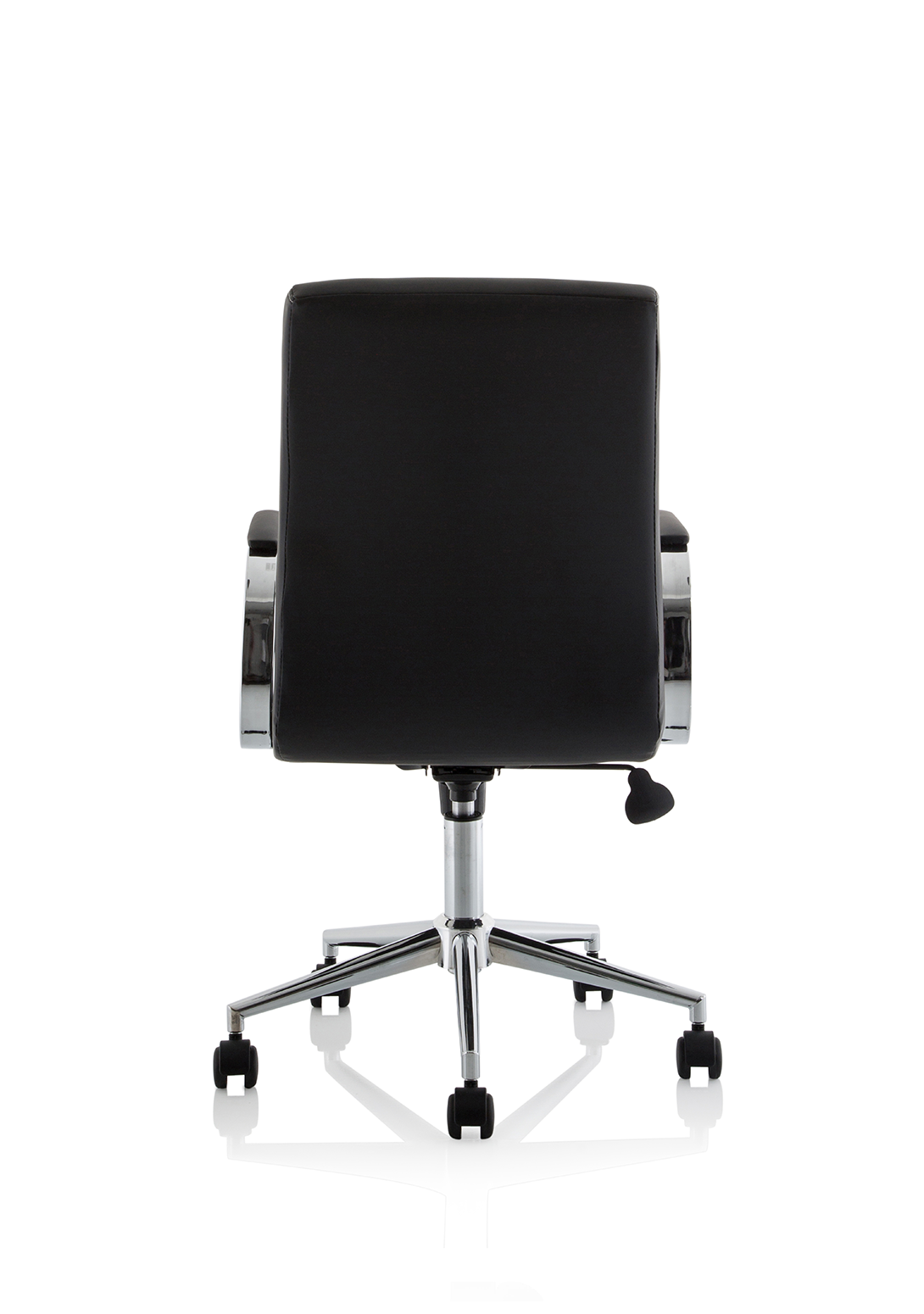 Ezra Medium Back Leather Executive Office Chair with Arms