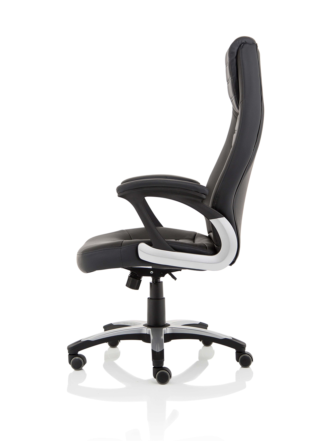 Metropolis High Back Black Leather Executive Office Chair