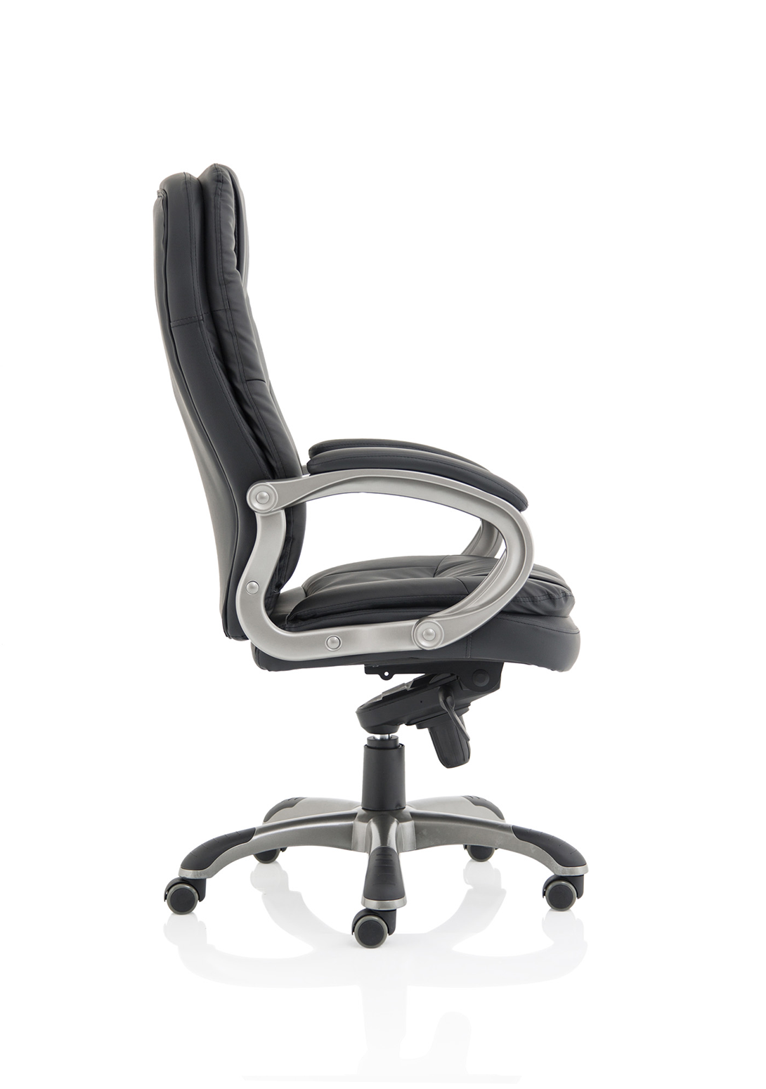 Oscar High Back Black Executive Office Chair with Arms