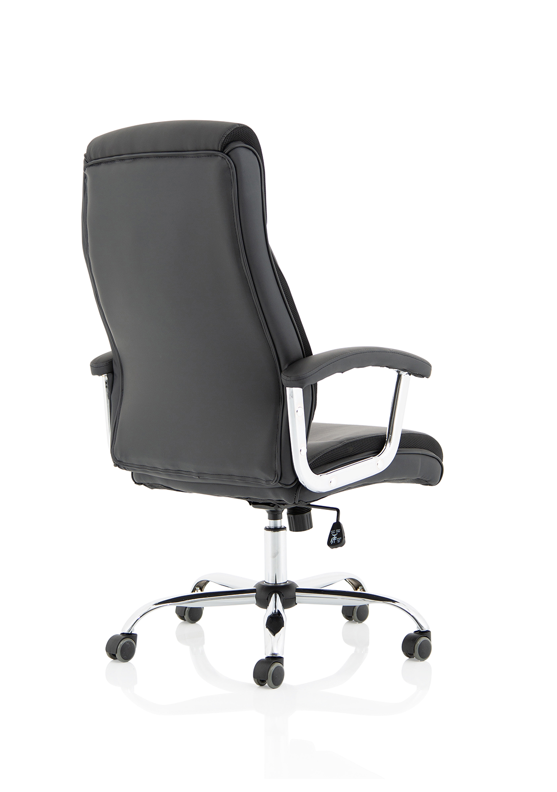 Hatley High Back Black Leather Executive Office Chair with Arms