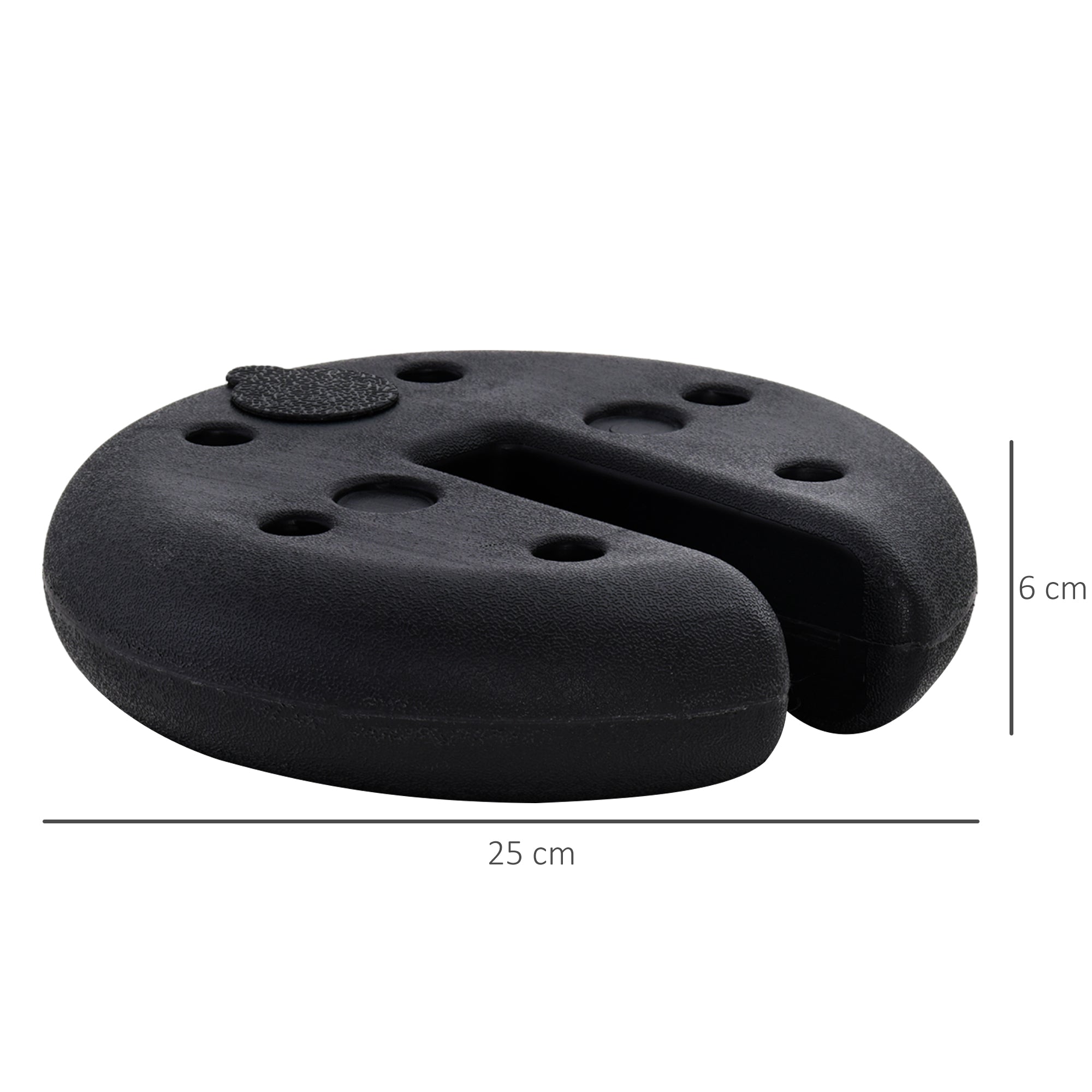 Outsunny Sand Fillable Set of 4 PCs Gazebo Tent Sand  Leg Weights Marquee Party Tent Canopy Accessory 
