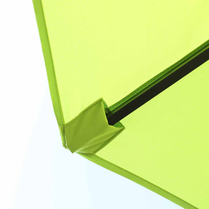 Outsunny Double-side Umbrella Parasol, Φ2.7x4.6Wx2.4H m-Grass Green 