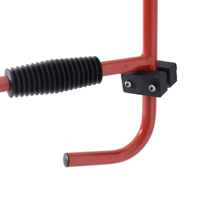 HOMCOM Kayak Canoe Heavy Duty Wall Mounted Storage Holder Rack Heavy Duty Storing Hangers Red 