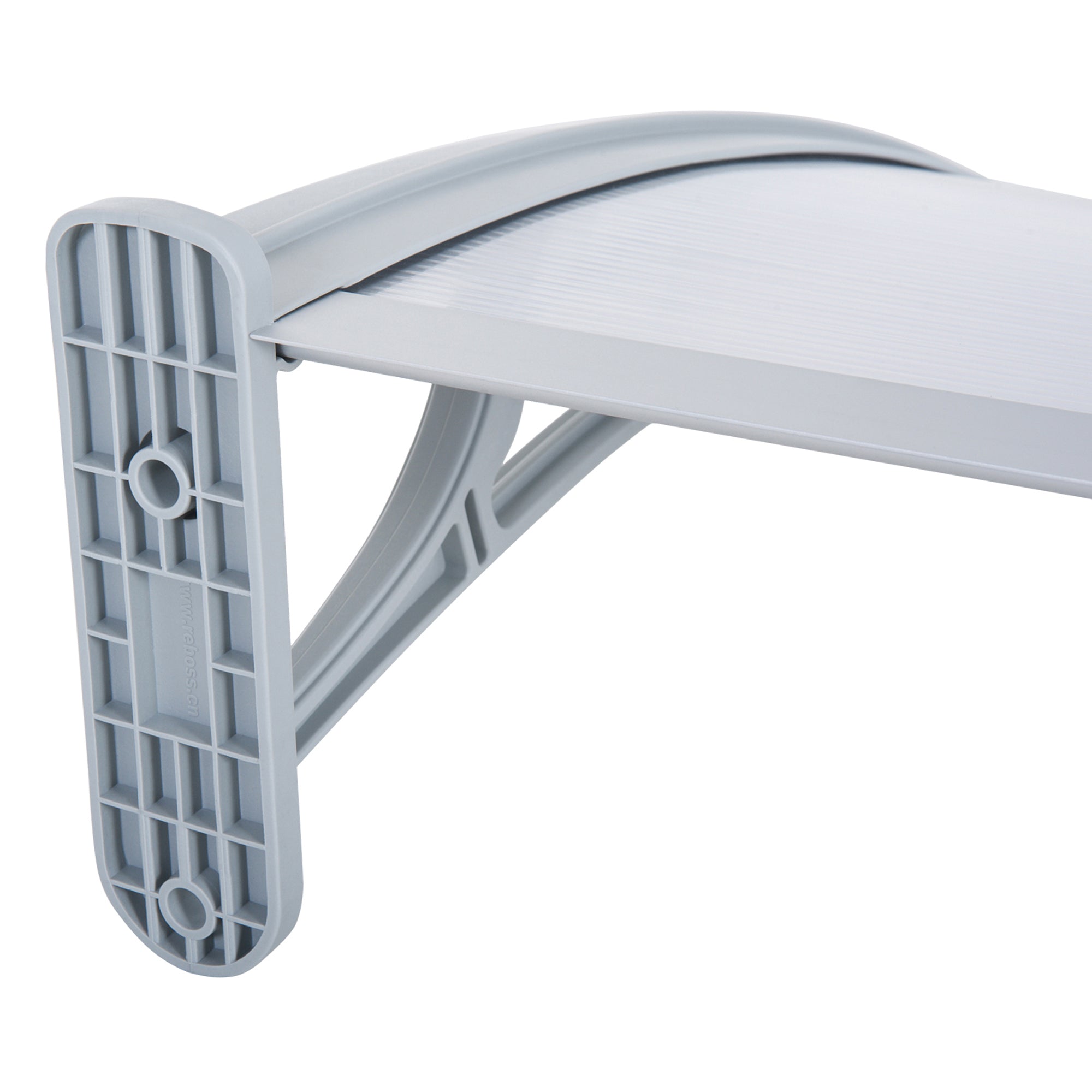 Outsunny Door Awning Canopy Window Rain Shelter Cover Front Back Porch Window Shade 140cm x 70cm 