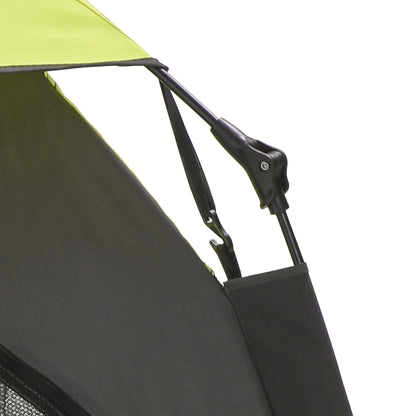 PawHut Foldable Dog Cat Tent with Water-Resistant Oxford, Carry Bag for Extra Large Dog, Green