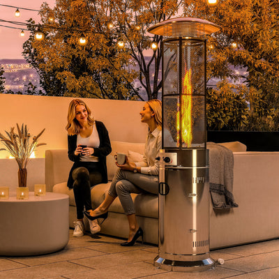 Outsunny 11Kw Adjustable Heat Gas Patio Heater 