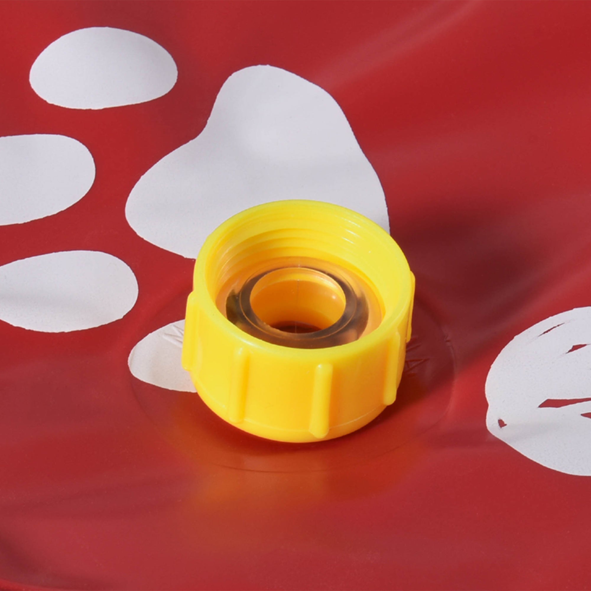 PawHut 170cm Splash Pad Sprinkler for Pets Dog Bath Pool Water Game Mat Toy Non-slip Outdoor Backyard Red 
