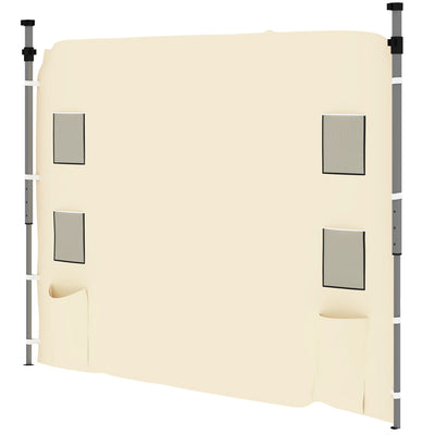 Outsunny 195 x 295cm Replacement Gazebo Sidewall - Beige 