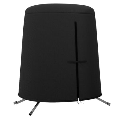 Outsunny 196 x 230 cm Hanging Egg Chair Protective Cover - Black 
