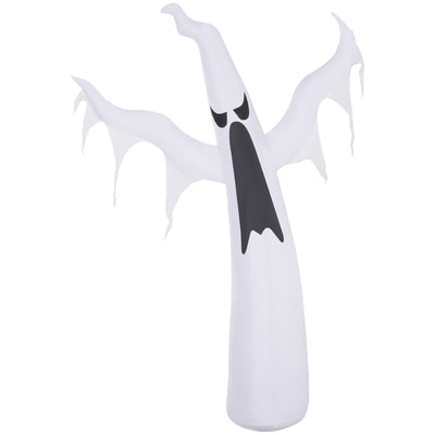 HOMCOM 6FT 1.8m LED Halloween Inflatable Decoration Floating Ghost Scary Party Outdoors Yard Lawn 