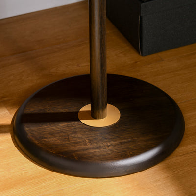 HOMCOM Vintage Coat Rack Stand Freestanding Hall Tree with 6 Hooks Bamboo Frame for Entryway Hallway Bedroom Walnut 