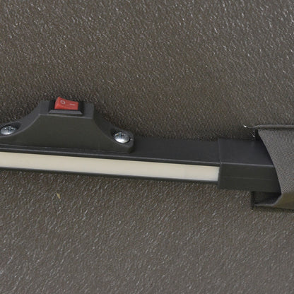 Outsunny 3(m) LED Cantilever Parasol Outdoor Sun Umbrella w/ Base Solar Lights Grey