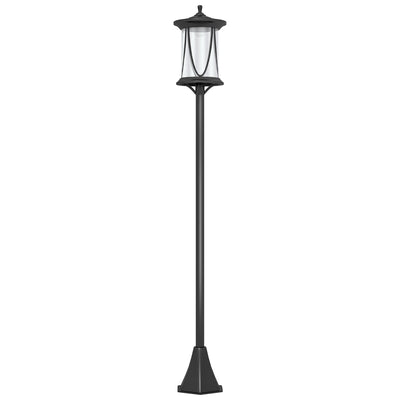 Outsunny Solar Lamp Post Light, 1.3 M LED Outdoor Street Light, Waterproof IP44 for Patio, Garden, Pathway, Cool White 