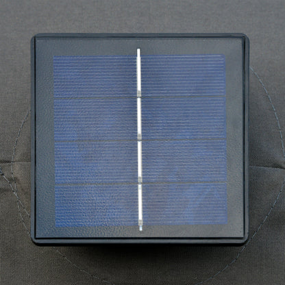 Outsunny 4.4m Double-Sided Sun Umbrella Patio Parasol LED Solar Lights Dark Grey 