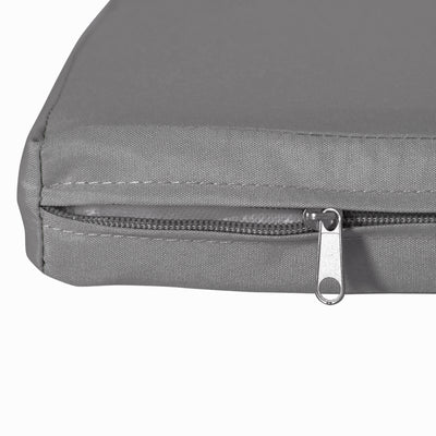 Outsunny Outdoor Seat Cushion Pads for Rattan Furniture, 3 PCs Garden Furniture Cushions, Dark Grey 