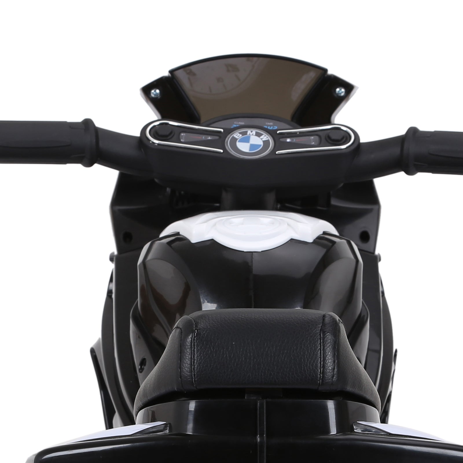 HOMCOM Electric Kids Ride on BMW Motorbike W/Headlights and Music, 6 V-Black 