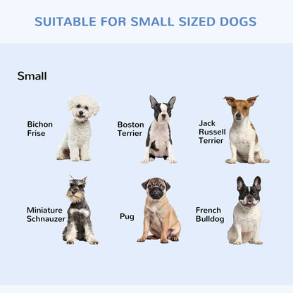 Pawhut Trapeze Collapsible Dog Pet Travel Box Cage Removable Tray 77 x 47 x 55cm 
