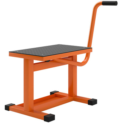 DURHAND Steel Motorbike Jack Lift, 27.5 / 39.5 H cm - Orange 