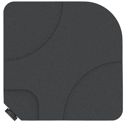 Outsunny 4 Pieces Parasol Base Stand Weights for Banana Hanging Cantilever Umbrella, Water and Sand Filled, Up to 72kg, Black 