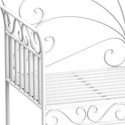 Outsunny Heavy-Duty Garden Bench-White 
