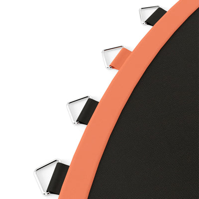 SPORTNOW Trampoline Replacement Mat with Spring Pull Tool, 54 V-Hooks, for 10ft Trampoline using 14cm Springs, Orange 