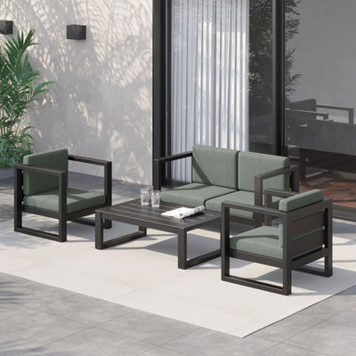 Outsunny  Replacement Cushion Cover Garden Rattan Patio Furniture Seat Cover Polyester Outdoor Deep Grey- No Cushion Included 
